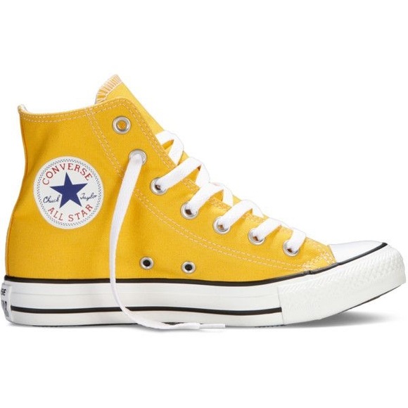 Converse | Shoes | Yellow High Top Converse Size 5 M 7 W | Poshmark